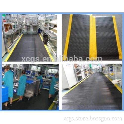 Non slip anti-fatigue floor rubber mat